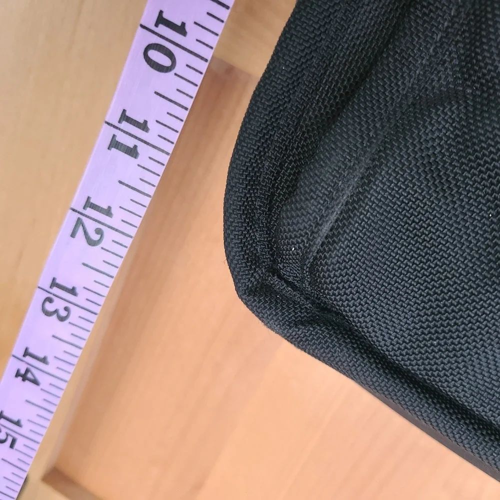Vintage Tumi Black Canvas Ballistic Nylon Briefcase‎ Laptop Carry On Bag Travel